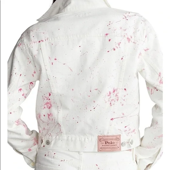 Polo Ralph Lauren Pink Pony Denim Trucker Jacket - Picture 2 of 9